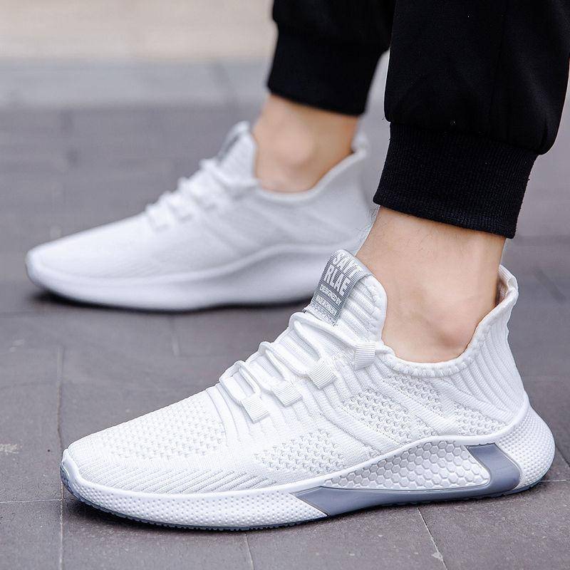 Neue Ankunft männer Casual Schuhe Atmungsaktiv Fliegen Stoff Leichte Bequeme Laufschuhe Wanderschuhe Trend Außenhandel männer Schuhe 44 von Joom DACH