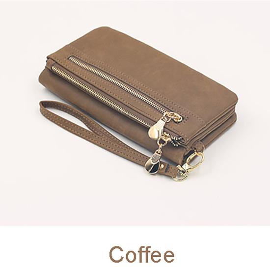 Neue Armband Lange Brieftaschen Kupplung Frauen Weiche PU Leder Geldbörse Weibliche Zipper Handy Tasche Karte Halter Cartera Brieftaschen 18.5*3*9.5CM kaffeebraun Neue Armband Lange Brieftaschen Kupplung Frauen Weiche PU Leder Geldbörse Weibliche Zipper Handy Tasche Karte Halter Cartera Brieftaschen 18.5*3*9.5CM kaffeebraun von Joom DACH