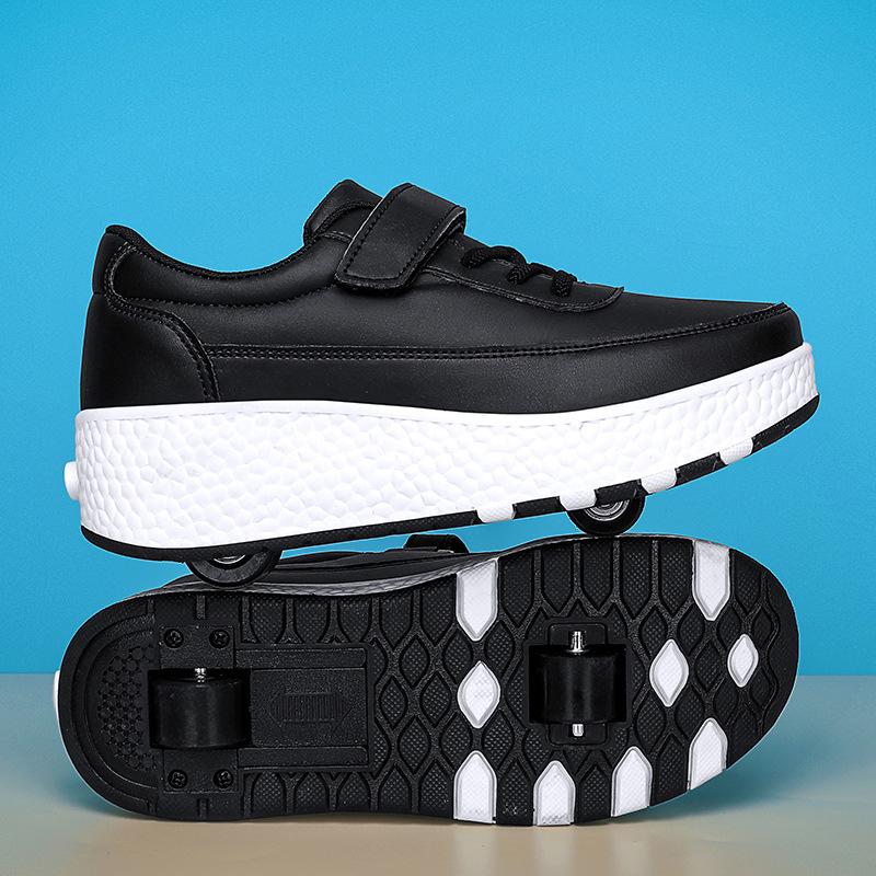 Neue Ausreißer-Schuhe LED Lade-Rollenschuhe Herren und Damen Kinder Erwachsene Radschuhe Rollschuhe 43 von Joom DACH