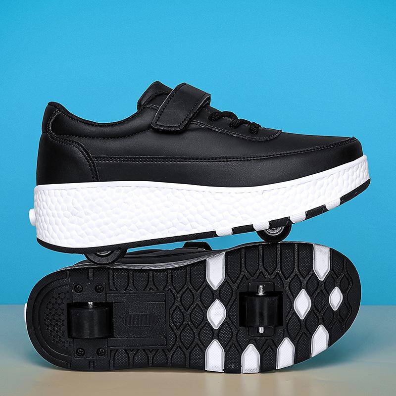 Neue Ausreißer-Schuhe LED Lade-Rollenschuhe Herren und Damen Kinder Erwachsene Radschuhe Rollschuhe 43 von Joom DACH