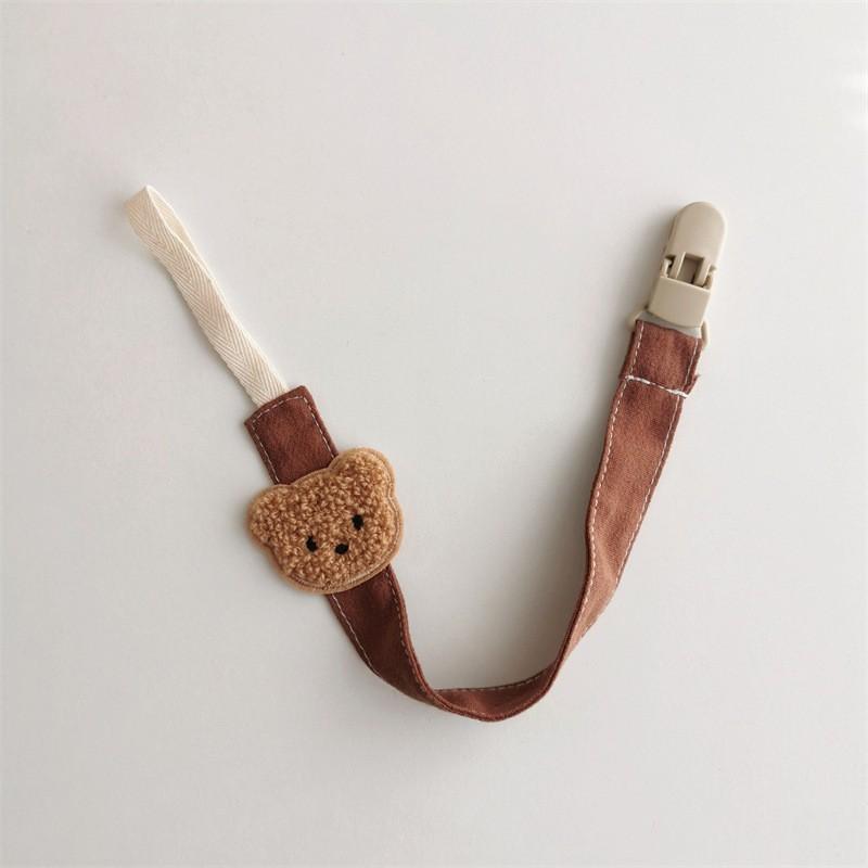 Neue Baby-Schnullerkette mit Schnullerclip, Schnullerhalter für Brustwarzenclip, Neugeborenen-Nippelketten mit Cartoon-Bärenmotiv, Geburtstagsgeschenk für Jungen und Mädchen braun Neue Baby-Schnullerkette mit Schnullerclip, Schnullerhalter für Brustwarzenclip, Neugeborenen-Nippelketten mit Cartoon-Bärenmotiv, Geburtstagsgeschenk für Jungen und Mädchen braun von Joom DACH
