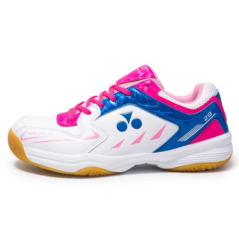 Neue Badmintonschuhe Herren Damen 35-44 Badminton Wears für Paare Anti Slip Tennisschuhe Hochwertige Volleyball-Turnschuhe 44 von Joom DACH