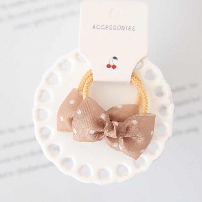 Neue Bogen Nette Seil Kinder Baby Elastische Haar Gummibänder Zubehör Kinder Mädchen Stirnband Krawatte Ring Headwear Scrunchie von Joom DACH