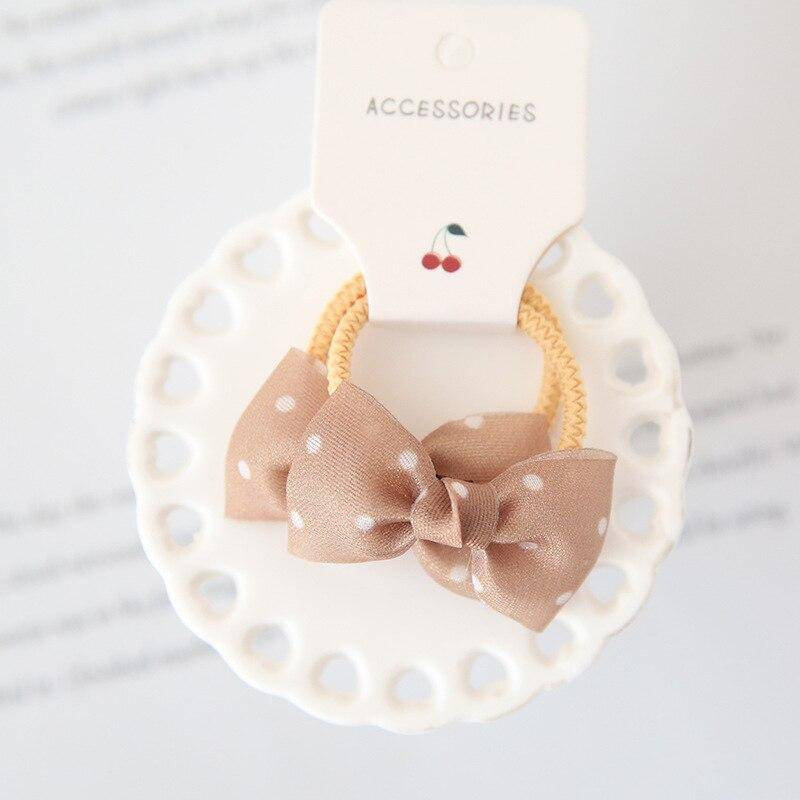 Neue Bogen Nette Seil Kinder Baby Elastische Haar Gummibänder Zubehör Kinder Mädchen Stirnband Krawatte Ring Headwear Scrunchie von Joom DACH