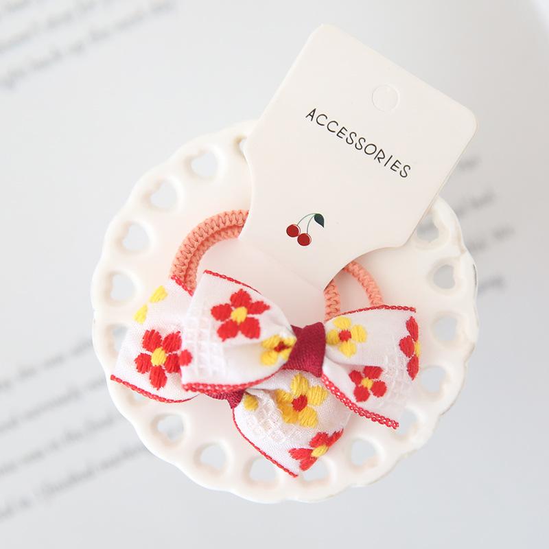 Neue Bogen Nette Seil Kinder Baby Elastische Haar Gummibänder Zubehör Kinder Mädchen Stirnband Krawatte Ring Headwear Scrunchie von Joom DACH