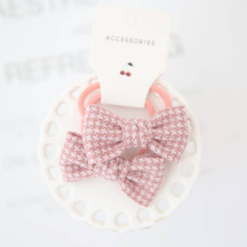 Neue Bogen Nette Seil Kinder Baby Elastische Haar Gummibänder Zubehör Kinder Mädchen Stirnband Krawatte Ring Headwear Scrunchie von Joom DACH