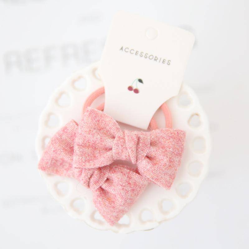 Neue Bogen Nette Seil Kinder Baby Elastische Haar Gummibänder Zubehör Kinder Mädchen Stirnband Krawatte Ring Headwear Scrunchie von Joom DACH