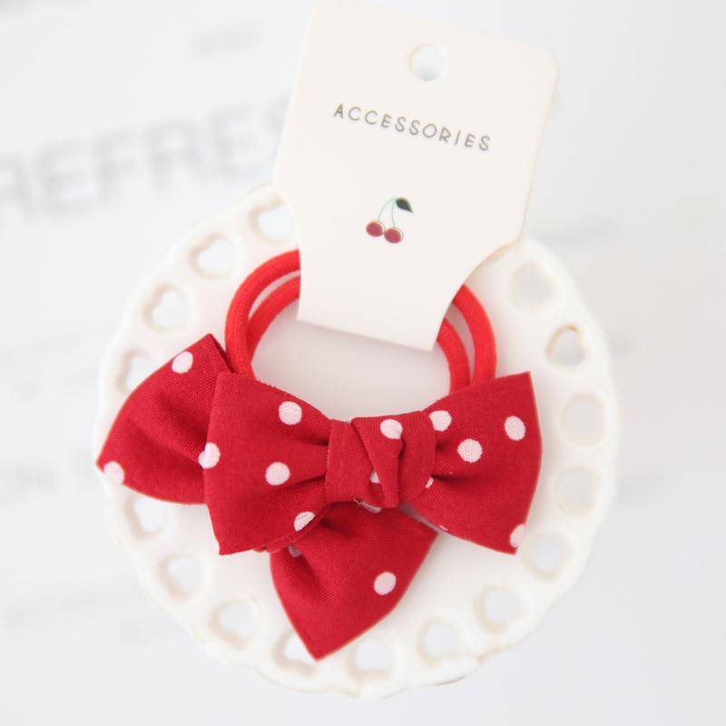 Neue Bogen Nette Seil Kinder Baby Elastische Haar Gummibänder Zubehör Kinder Mädchen Stirnband Krawatte Ring Headwear Scrunchie von Joom DACH