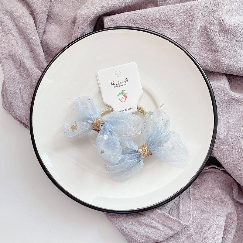 Neue Bogen Nette Seil Kinder Baby Elastische Haar Gummibänder Zubehör Kinder Mädchen Stirnband Krawatte Ring Headwear Scrunchie von Joom DACH