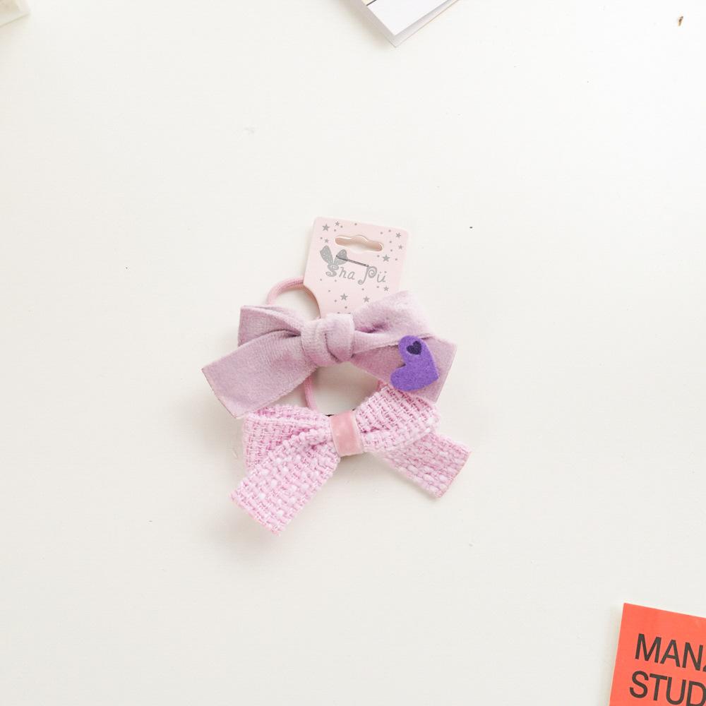 Neue Bogen Nette Seil Kinder Baby Elastische Haar Gummibänder Zubehör Kinder Mädchen Stirnband Krawatte Ring Headwear Scrunchie von Joom DACH