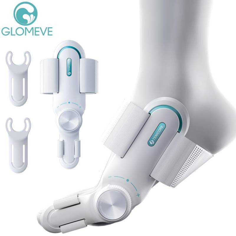 Neue Bunion Corrector Hallux Valgus Orthesen Big Toe Homing Straightener Verstellbare Knöpfe mit 3-Winkel-Befestigungsplatte Fußpflege Pack of 1 von Joom DACH