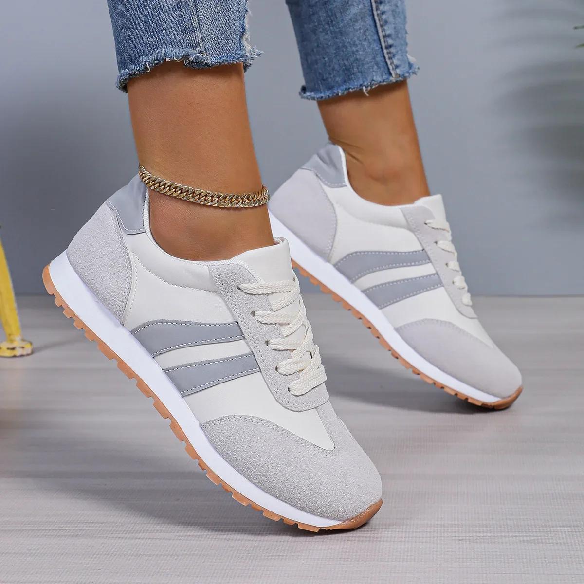 Neue Casual Schuhe Mode Alle-spiel Laufschuhe Atmungsaktive Tuch Oberfläche Leichte Sport frauen Schuhe Zapatos De Mujer 36 graue von Joom DACH