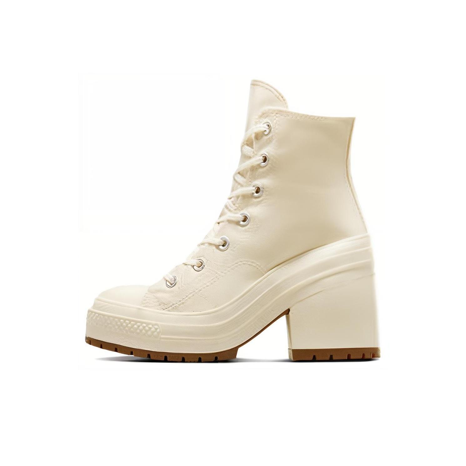 Neue Converse Chuck 70 High De Luxe Heel 'Egret' Damen A05348C 39 von Joom DACH