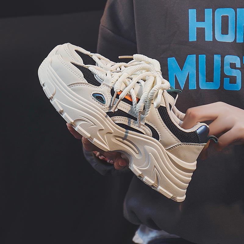 Neue Dad Shoes Damen Frühling Studenten Sport Laufschuhe Lässig Plateau Höhenerhöhend 40 von Joom DACH