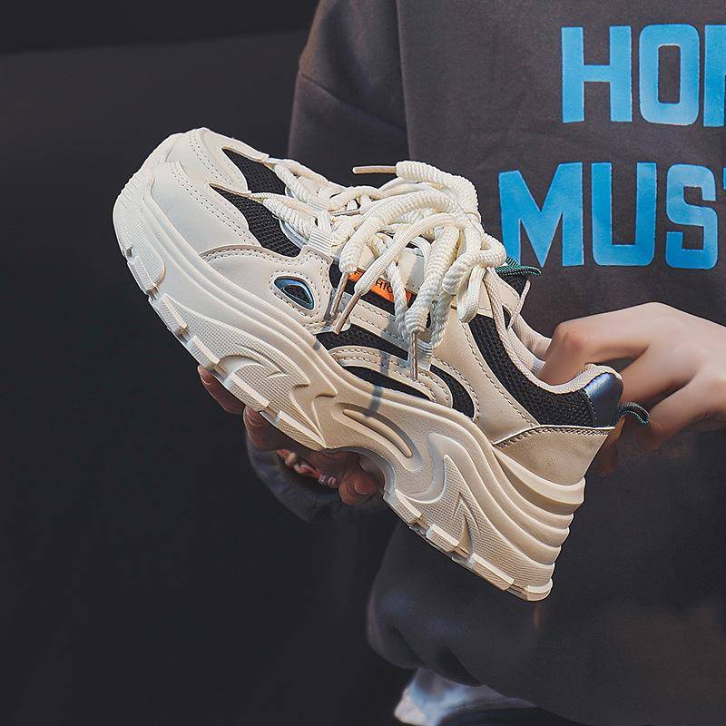 Neue Dad Shoes Damen Frühling Studenten Sport Laufschuhe Lässig Plateau Höhenerhöhend 40 von Joom DACH