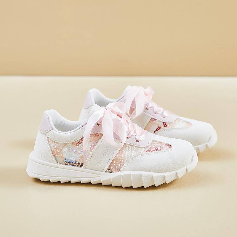 Neue Dad Shoes Damen Weiche Sohle Rutschfeste Colorblock Sneaker Lässig Retro Leicht Trendige Board Schuhe Damenschuhe 40 rosa von Joom DACH