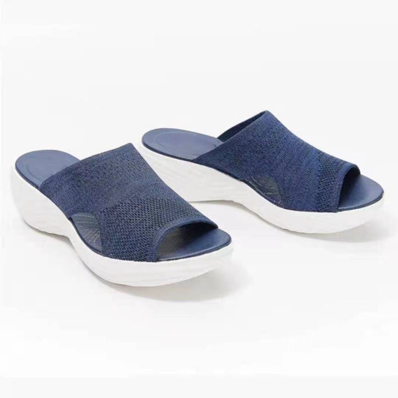 Neue Damen Orthopädische Stretch Orthesen Plus Size Sommer Flache Sandalen Damen Offene Zehen Atmungsaktive Rutschen Stretch Cross Schuhe Outdoor Casual Strand Slipper 40 blau Neue Damen Orthopädische Stretch Orthesen Plus Size Sommer Flache Sandalen Damen Offene Zehen Atmungsaktive Rutschen Stretch Cross Schuhe Outdoor Casual Strand Slipper 40 blau von Joom DACH