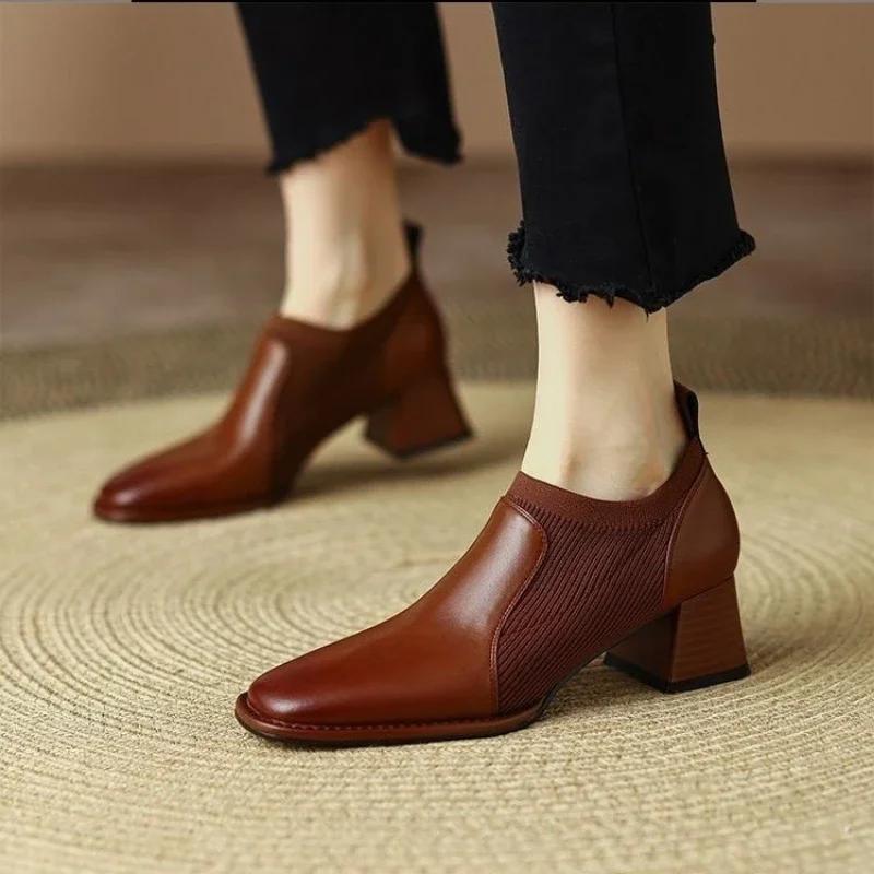 Neue Damen Pumps Schuhe Aus Echtem Leder Bürodame Hochwertige Elegante Schuhe Große Größe Bequeme Heels Schuhe für Damen 39 himbeere von Joom DACH