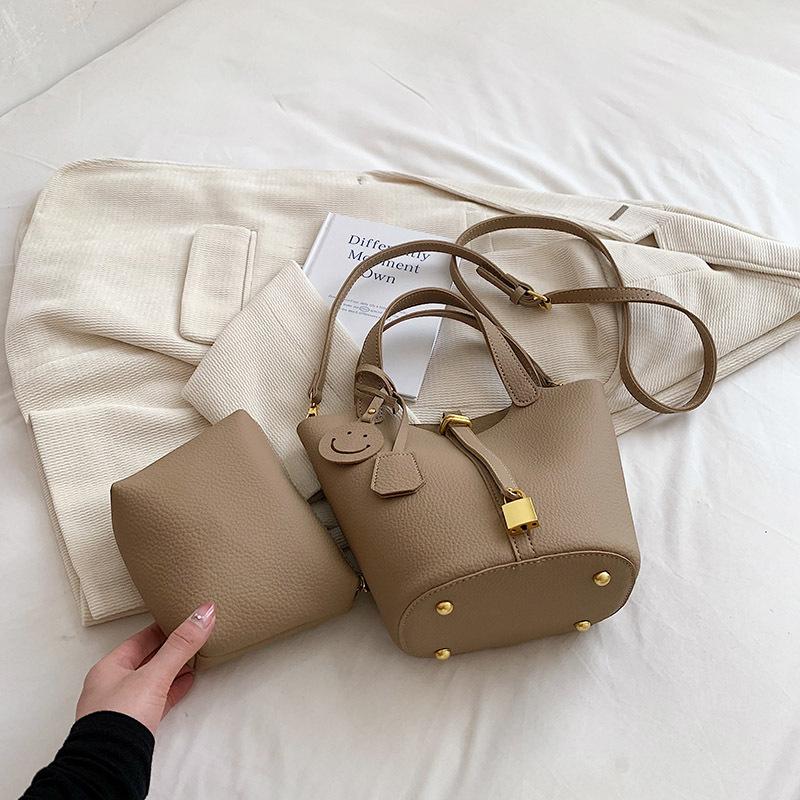 Neue Damen Tasche Handtasche Lässige Damen Bucket Bag Handtasche khaki von Joom DACH