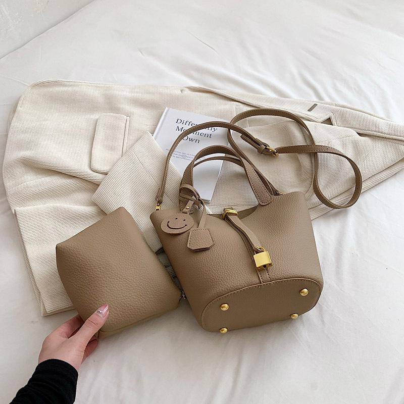Neue Damen Tasche Handtasche Lässige Damen Bucket Bag Handtasche khaki von Joom DACH