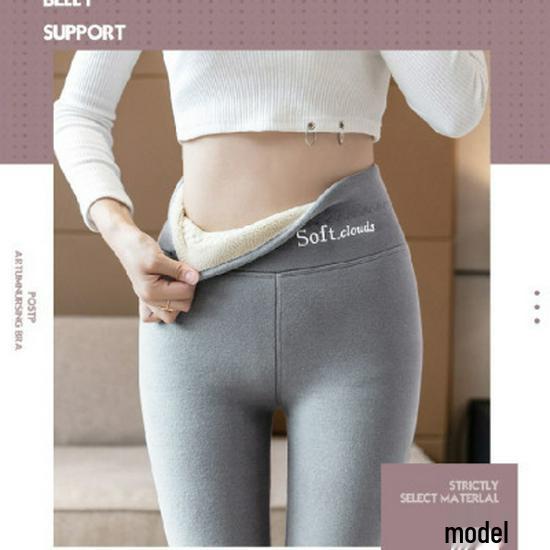 Neue Damen Winter High-Waist Samt Leggings - Schlankmachend, Warm, Übergröße Verfügbar 5XL 165-180 cm von Joom DACH