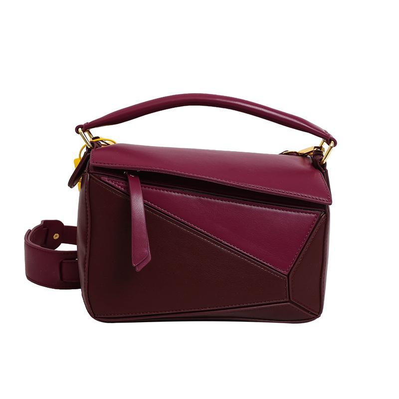 Neue Damenhandtasche geometrische Kontrastfarbe Umhängetasche Umhängetasche Damen Designer Luxustasche Sac de Luxe Femme Neue Damenhandtasche geometrische Kontrastfarbe Umhängetasche Umhängetasche Damen Designer Luxustasche Sac de Luxe Femme von Joom DACH