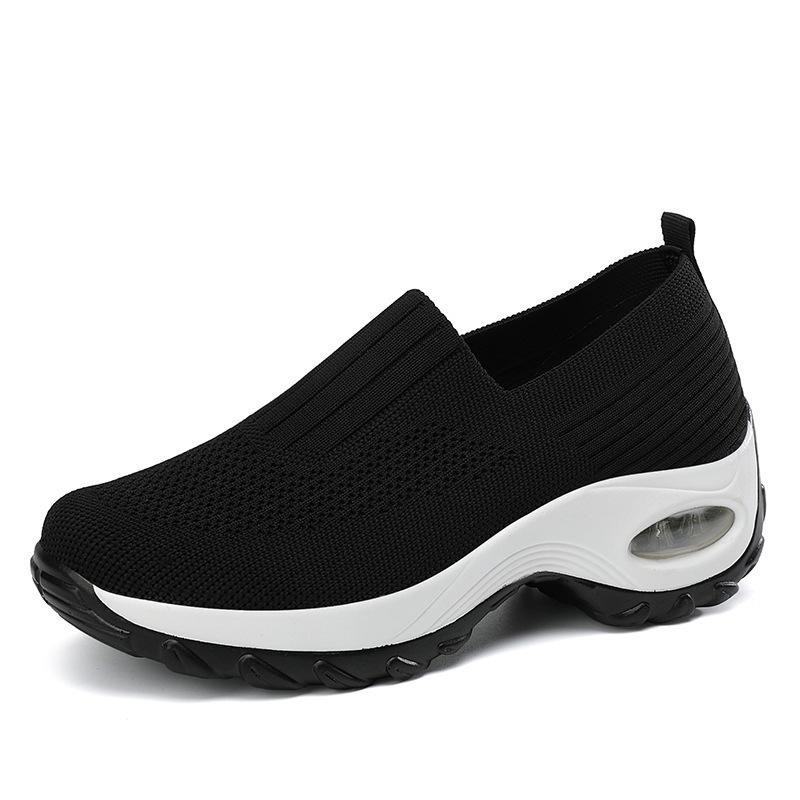 Neue Damenschuhe Sommer Atmungsaktive Mama-Schuhe Slip-on Lofter Slip-on Schuhe Mode plus Größe Freizeit Sneaker 42 von Joom DACH