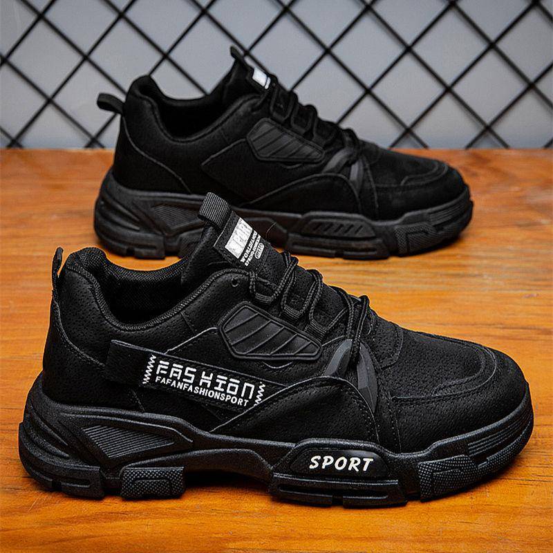 Neue Designer PU Leder Sneakers Schuhe Herren Outdoor Casual Trendy Freizeit Männliche Wanderschuhe niedrige Hilfe Lace-up Plattform Herbst 39 von Joom DACH