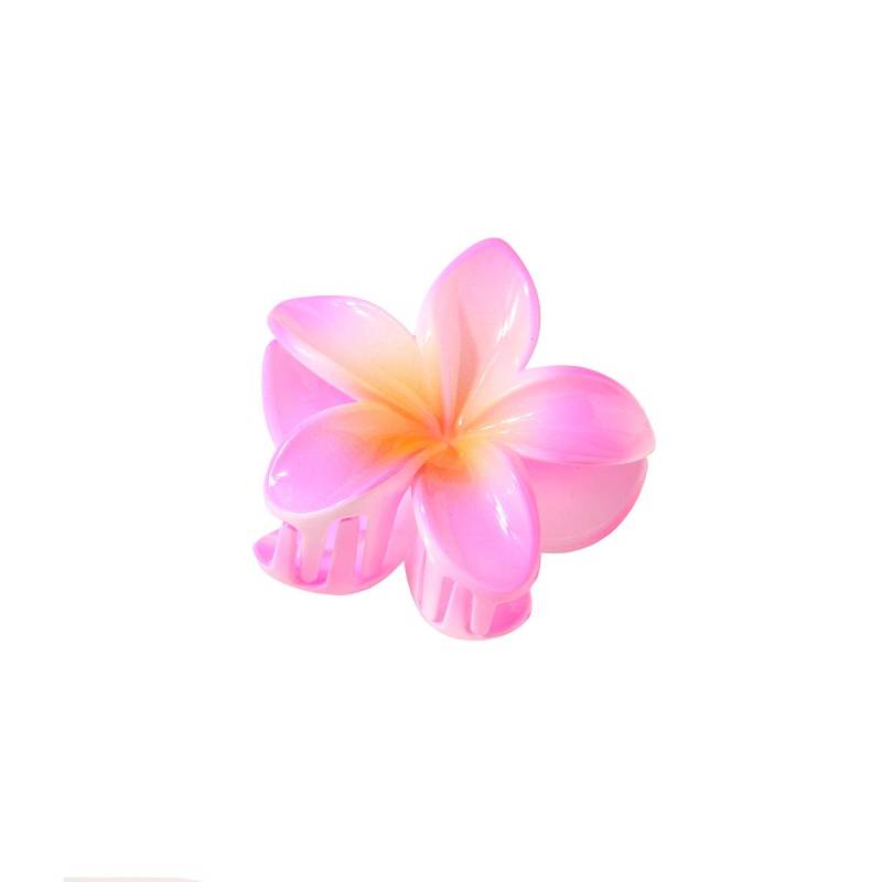 Neue Farbverlauf Große Blume Acryl Haarspange für Frauen Süße Haarnadeln Haar Krallen Krabben Klemme Haarspangen Hawaiian Haar Zubehör 1PCS von Joom DACH