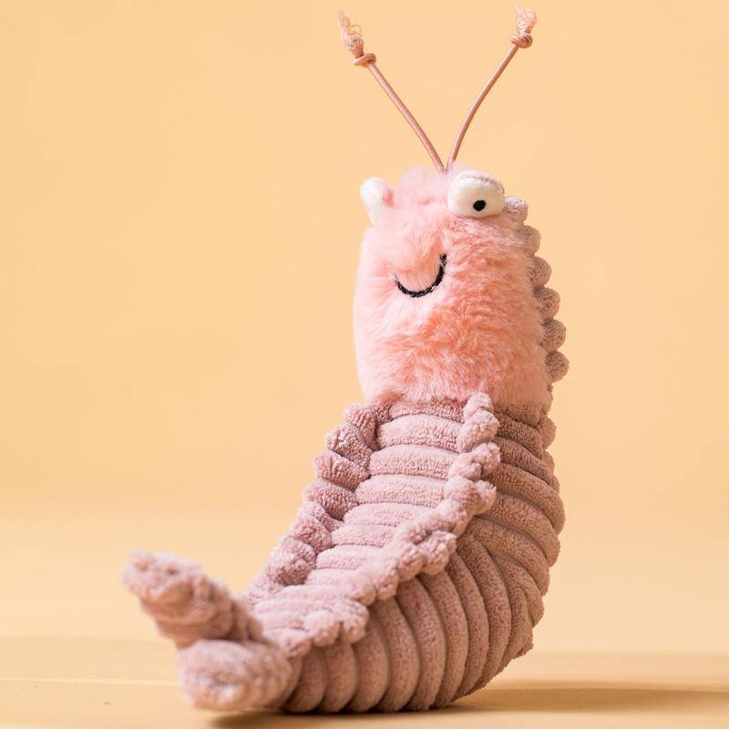 Neue Flusskrebs-Puppe Sheldon Shopee Garnelen Plüschtier Puppe Geschenk 22cm von Joom DACH