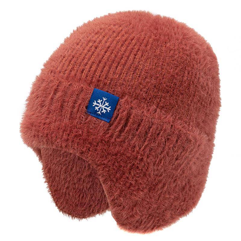 Neue Frauen Candy Farben Earflap Winter Hut Mode Faux Pelz Gestrickte Hut Kpop Stil Weichen Beanie Hüte Weibliche Streetwear Kappe 54cm-58cm rot Neue Frauen Candy Farben Earflap Winter Hut Mode Faux Pelz Gestrickte Hut Kpop Stil Weichen Beanie Hüte Weibliche Streetwear Kappe 54cm-58cm rot von Joom DACH