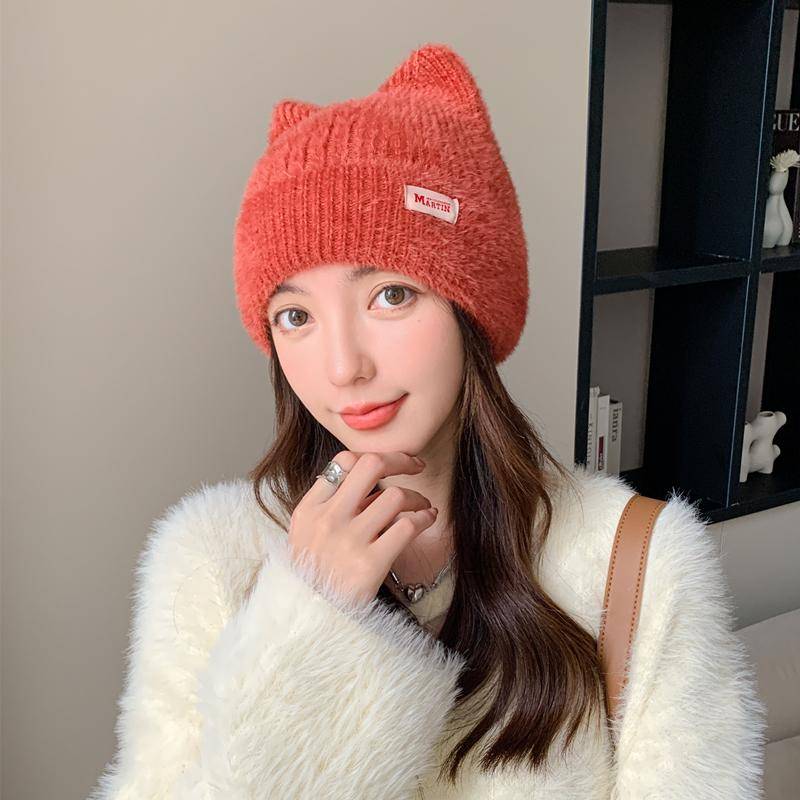 Neue Frauen Nette Katze Ohr Winter Hut Mode Faux Pelz Gestrickte Hut Kpop Stil Weiche Beanie Hüte Weibliche Candy Farben streetwear Kappe 54cm-58cm rot Neue Frauen Nette Katze Ohr Winter Hut Mode Faux Pelz Gestrickte Hut Kpop Stil Weiche Beanie Hüte Weibliche Candy Farben streetwear Kappe 54cm-58cm rot von Joom DACH