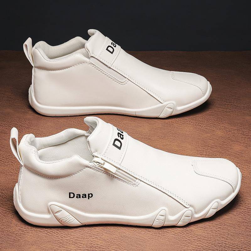 Neue Freizeitschuhe Herren Luxus Runde Zehenpartie Stiefeletten Wanderschuhe Outdoor Bequem High-Top Sneaker Herrenschuhe 42 von Joom DACH