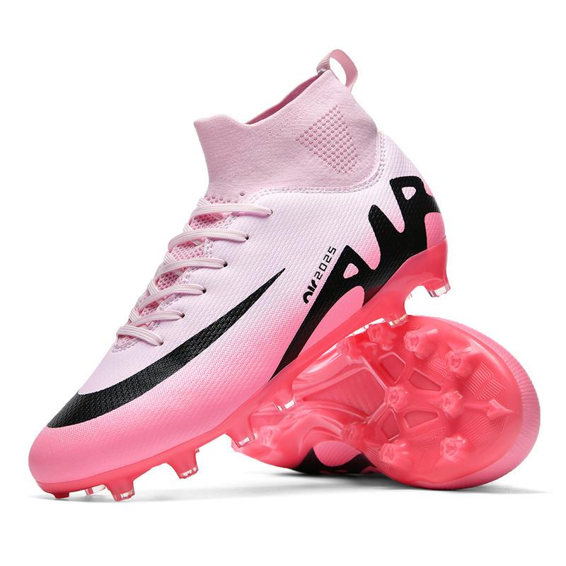 Neue Fußballschuhe für Erwachsene pink Jungen und Mädchen Teenager Kinder Studenten lange Nägel AG gebrochene Nägel TF Training 37 von Joom DACH