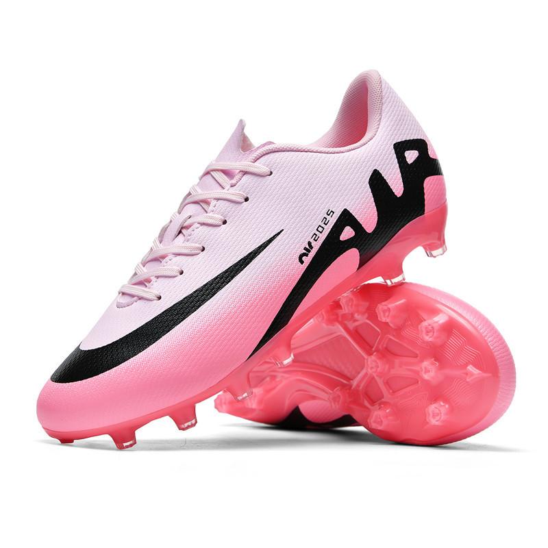 Neue Fußballschuhe für Erwachsene pink Jungen und Mädchen Teenager Kinder Studenten lange Nägel AG gebrochene Nägel TF Training 40 von Joom DACH