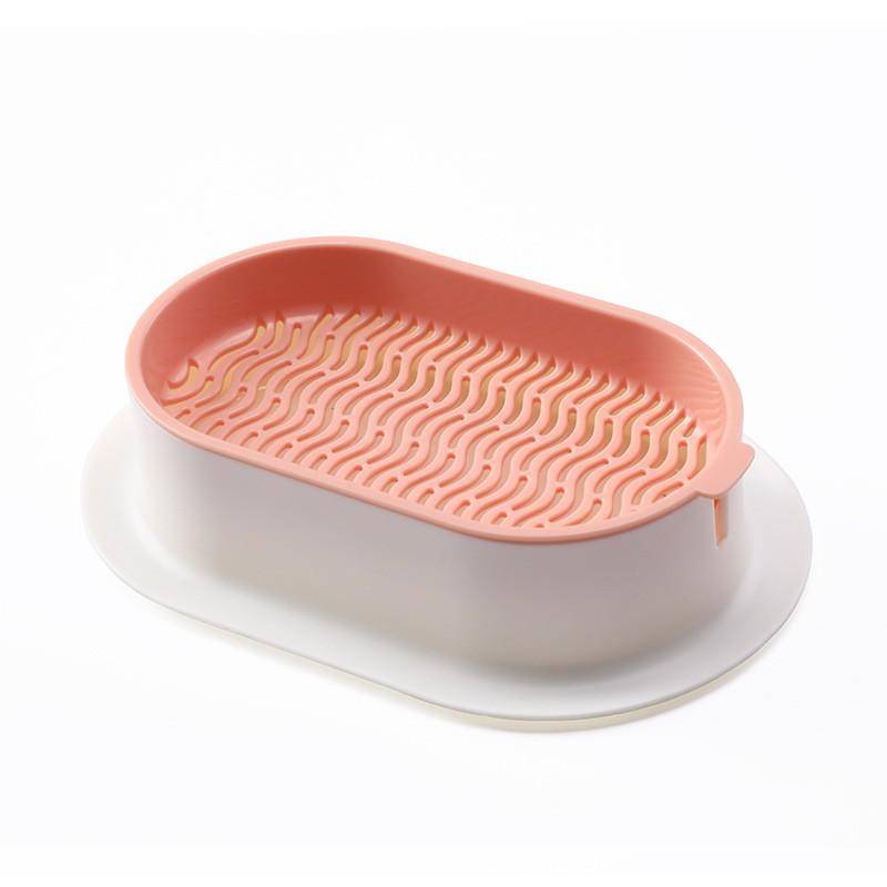 Neue Haustier Katze Sprossen Schüssel Wachsenden Topf Hydrokultur Pflanze Katze Gras Keimung Verdauung Starter Dish Gewächshaus Grow Box rosa von Joom DACH