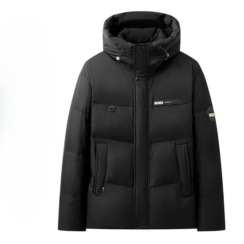 Neue Herbst- und Winter-Daunenjacke Herren Kurz Bedruckt Mode Daunenjacke Warm Lässig Jugendlich Nördliche Daunenjacke 3XL von Joom DACH