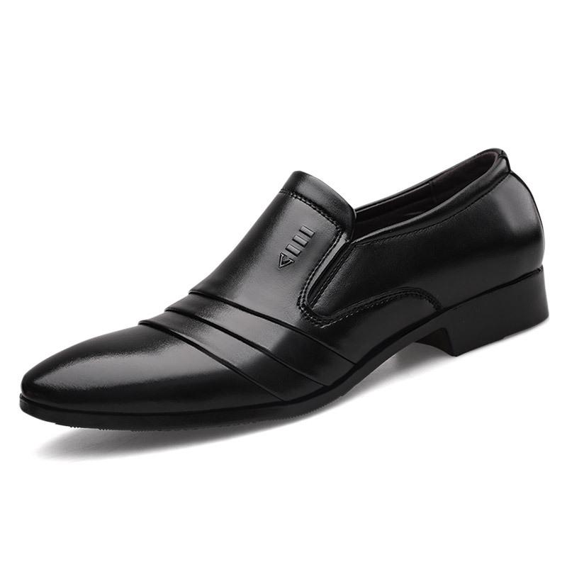 Neue Herren Business Kleider Lederschuhe Spitzschuhe Freizeitschuhe Herren Hochzeitsschuhe 48 von Joom DACH