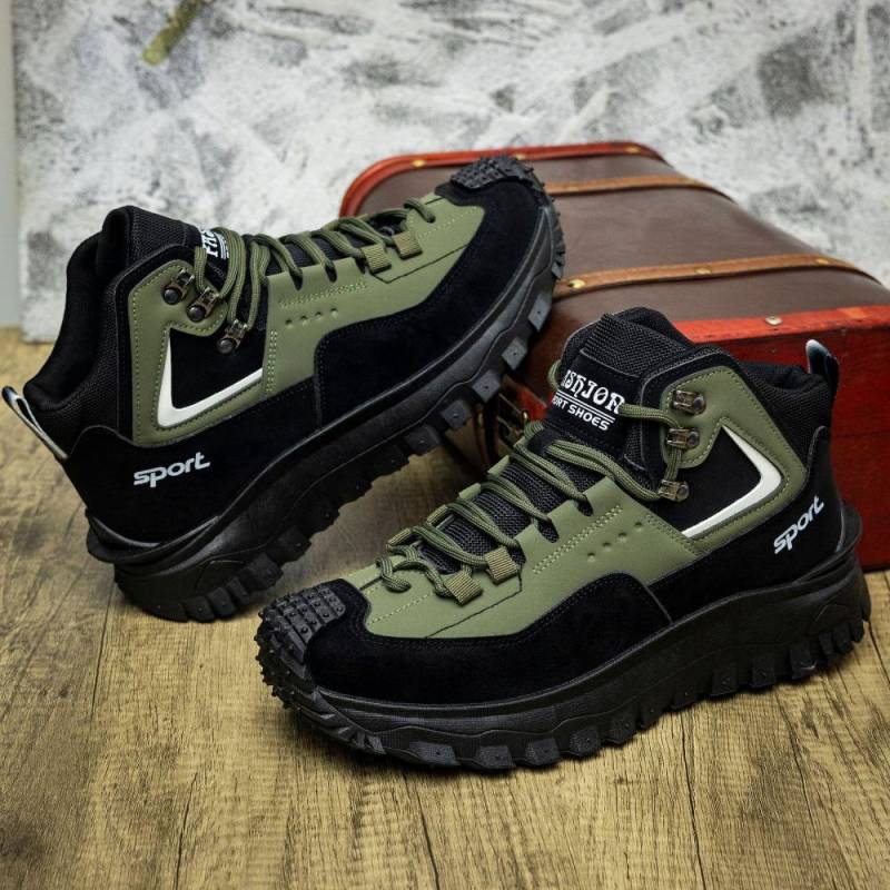 Neue Herren Freizeitschuhe Outdoor High-Top Wanderschuhe für Herren Wasserdichte verschleißfeste Arbeitsschuhe Trendy All-Match Anti-Rutsch 45 grün Neue Herren Freizeitschuhe Outdoor High-Top Wanderschuhe für Herren Wasserdichte verschleißfeste Arbeitsschuhe Trendy All-Match Anti-Rutsch 45 grün von Joom DACH