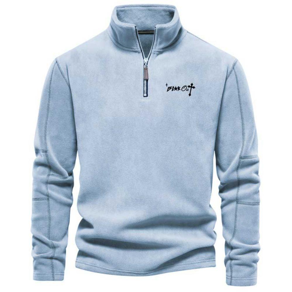 Neue Herren Hoodie Quarter Zip Hoodies Tasche Sport & Outdoor Streetwear Cool Casual Frühling Herbst Kleidung Hoodies Sweatshirts M blau von Joom DACH