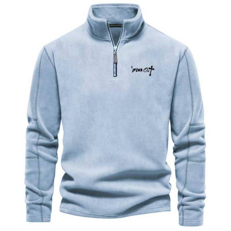 Neue Herren Hoodie Quarter Zip Hoodies Tasche Sport & Outdoor Streetwear Cool Casual Frühling Herbst Kleidung Hoodies Sweatshirts XL blau von Joom DACH