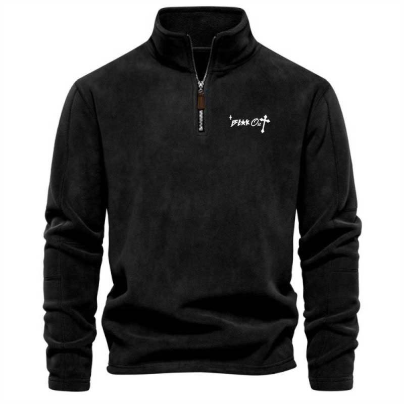 Neue Herren Hoodie Quarter Zip Hoodies Tasche Sport & Outdoor Streetwear Cool Casual Frühling Herbst Kleidung Hoodies Sweatshirts XL lakritz von Joom DACH