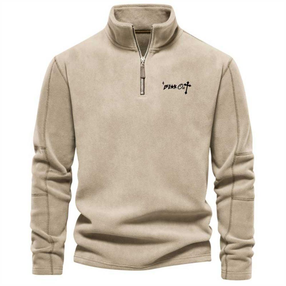 Neue Herren Hoodie Quarter Zip Hoodies Tasche Sport & Outdoor Streetwear Cool Casual Frühling Herbst Kleidung Hoodies Sweatshirts XL beige von Joom DACH