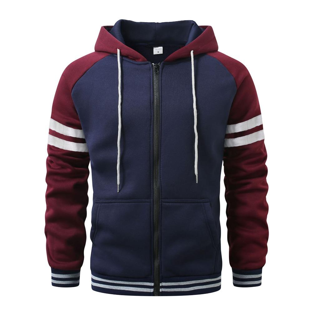 Neue Herren-Hoodies, Hoodie-Taschen, Sportbekleidung und Outdoor-Streetwear, Cool und lässig für Frühling und Herbst, Hoodies und Sweatshirts M rot von Joom DACH