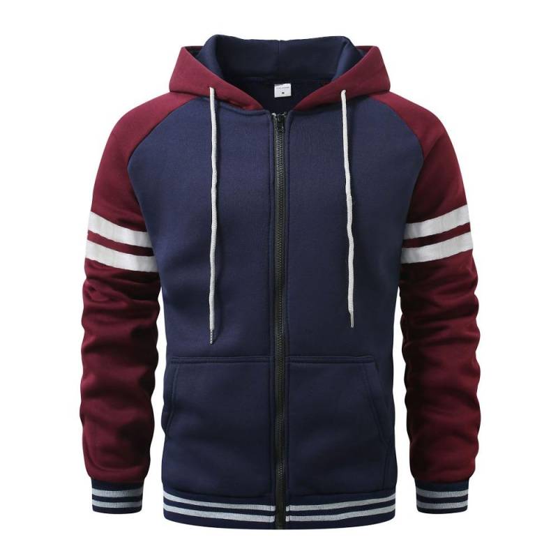 Neue Herren-Hoodies, Hoodie-Taschen, Sportbekleidung und Outdoor-Streetwear, Cool und lässig für Frühling und Herbst, Hoodies und Sweatshirts XL rot von Joom DACH