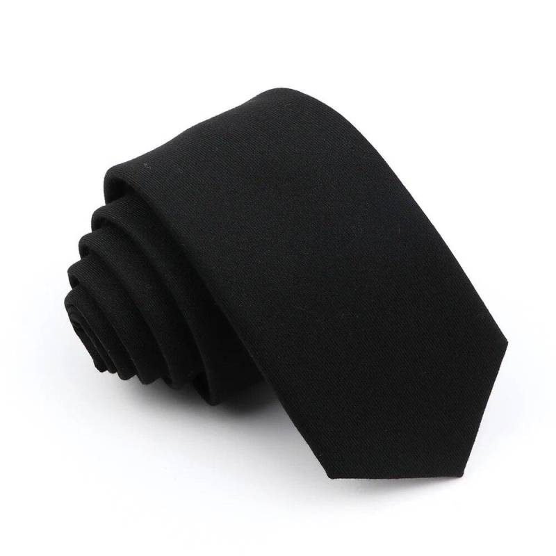 Neue Herren-Krawatte, einfarbig, gestreift, weich, schmal, 6 cm, Jacquard-Krawatte 1 von Joom DACH