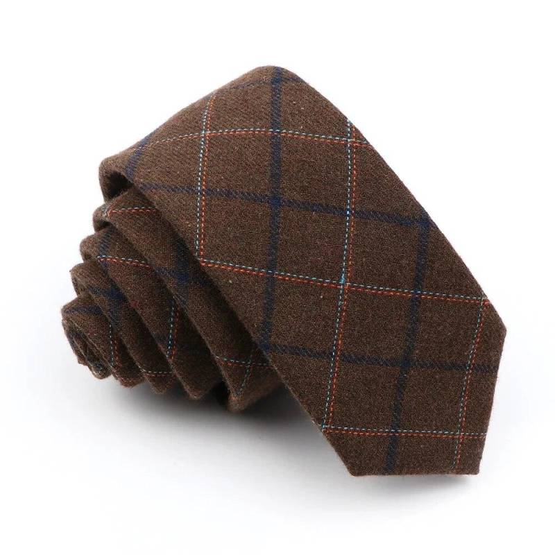 Neue Herren-Krawatte, einfarbig, gestreift, weich, schmal, 6 cm, Jacquard-Krawatte 10 von Joom DACH