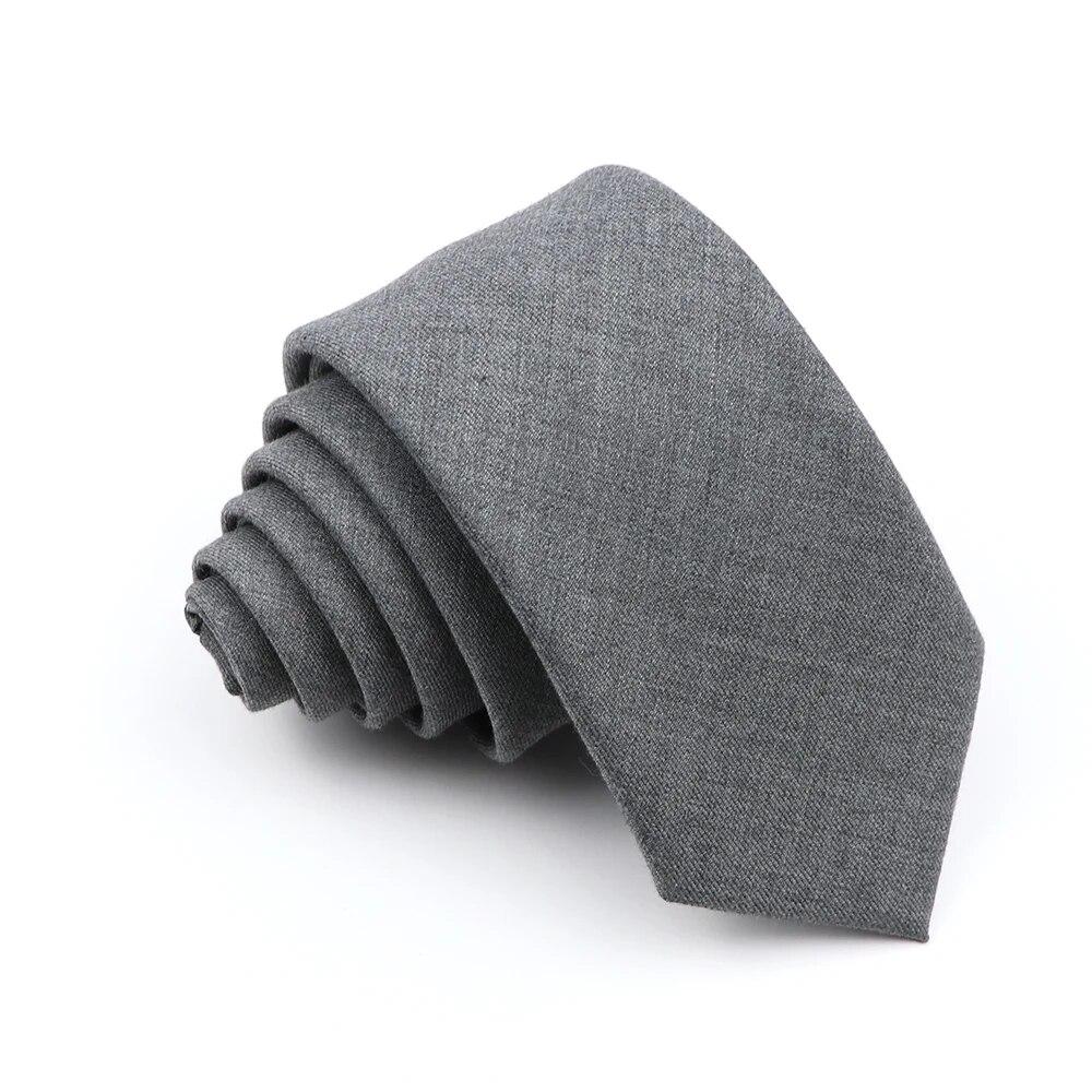 Neue Herren-Krawatte, einfarbig, gestreift, weich, schmal, 6 cm, Jacquard-Krawatte 7 von Joom DACH