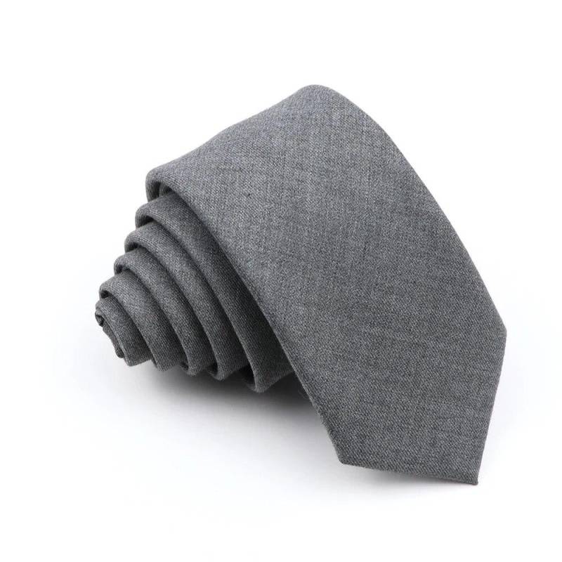 Neue Herren-Krawatte, einfarbig, gestreift, weich, schmal, 6 cm, Jacquard-Krawatte 7 von Joom DACH