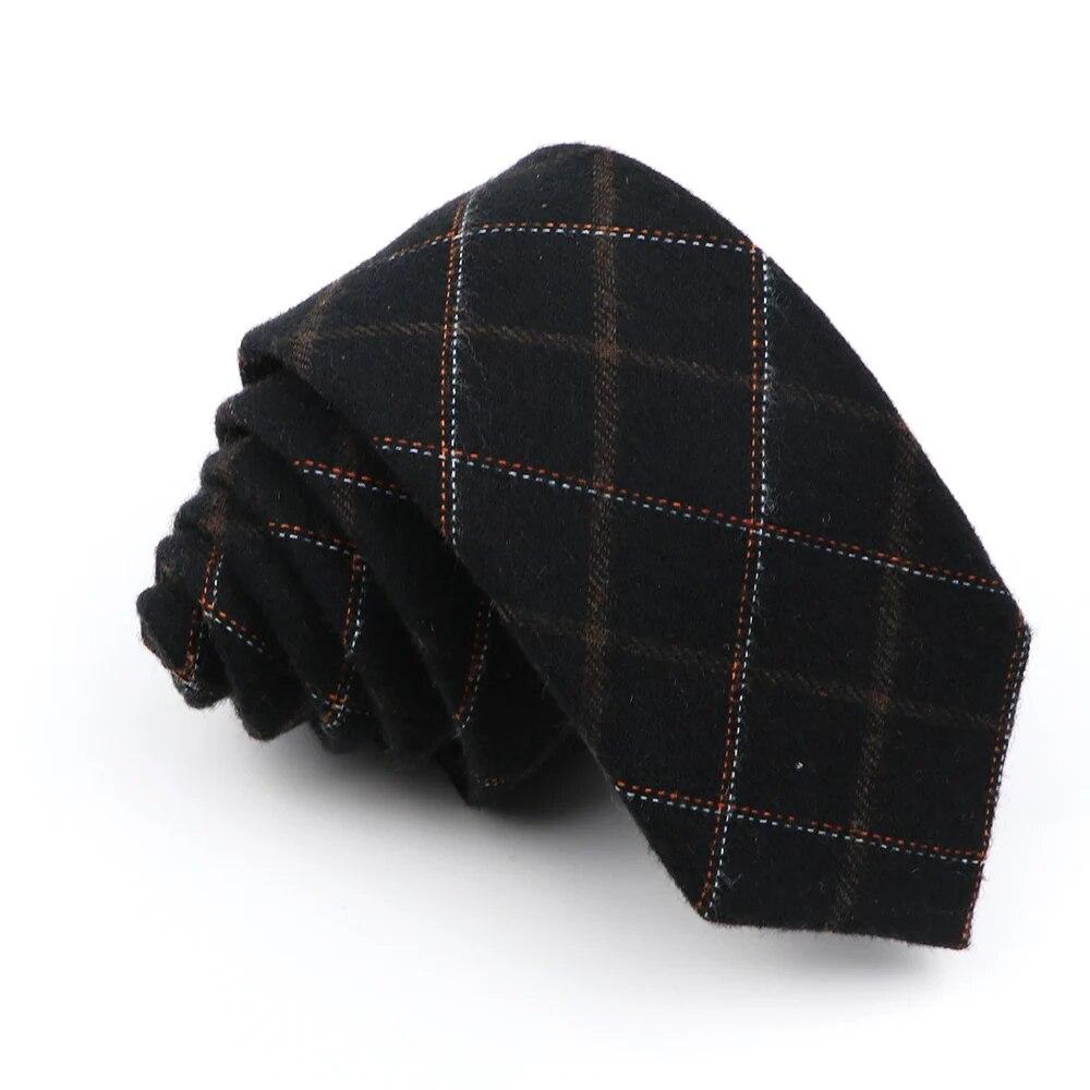 Neue Herren-Krawatte, einfarbig, gestreift, weich, schmal, 6 cm, Jacquard-Krawatte 9 von Joom DACH